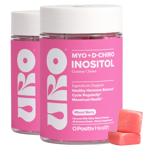 URO - Myo & D-Chiro Inositol Gummy Chews - 2 Bottle Subscription