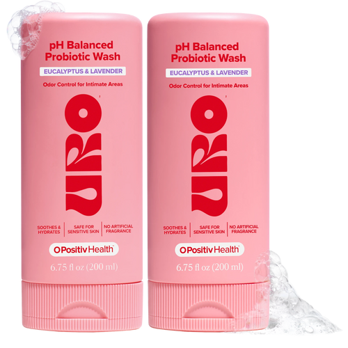 URO - pH Balanced Probiotic Wash - 2 Bottle