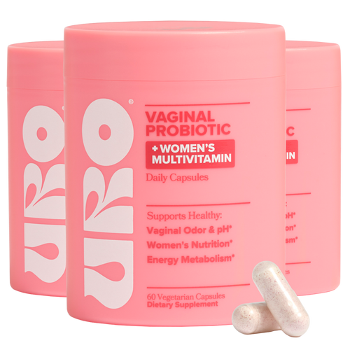 URO - Vaginal Probiotic + Multivitamin Capsules - 3 Bottle Subscription